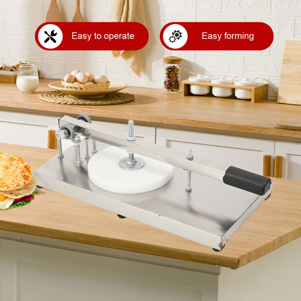 Commercial 20cm Manual Pizza Dough Press Machine Household Manual cake press US