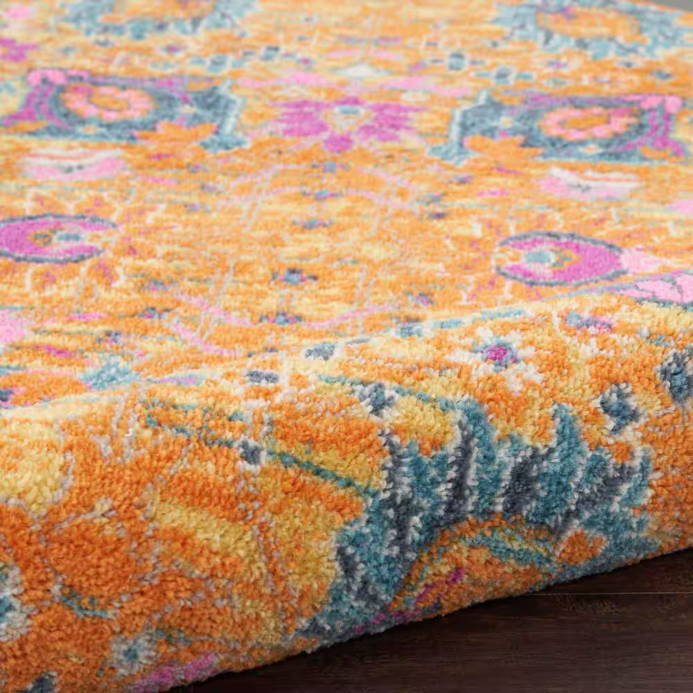 Passion Sun Doormat 2 Ft. X 3 Ft. Persian Vintage Kitchen Area Rug