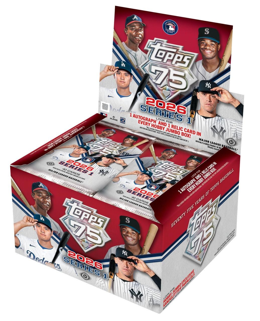 2026 Topps Series 1 Baseball Jumbo Hobby Box