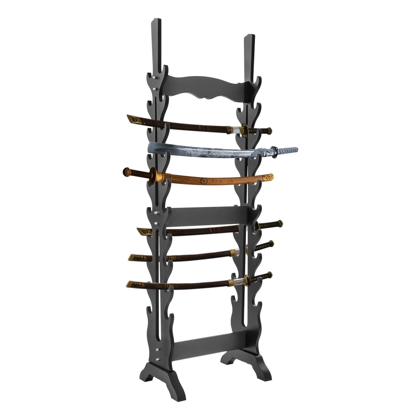 20-tier Sword Display Stand, Vertical Sword Display Stand, Double-sided Sword Ra