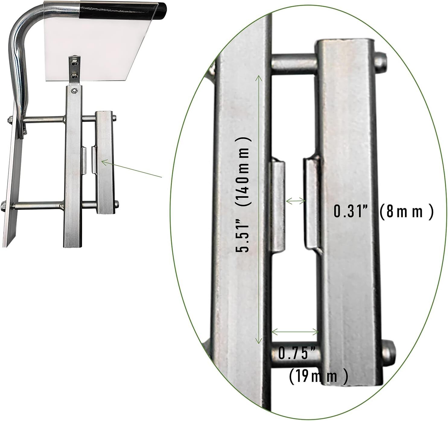Portable Chainsaw Edging Sawmill G555B - 24" V-Rail Tool for 16-36" Chainsaw