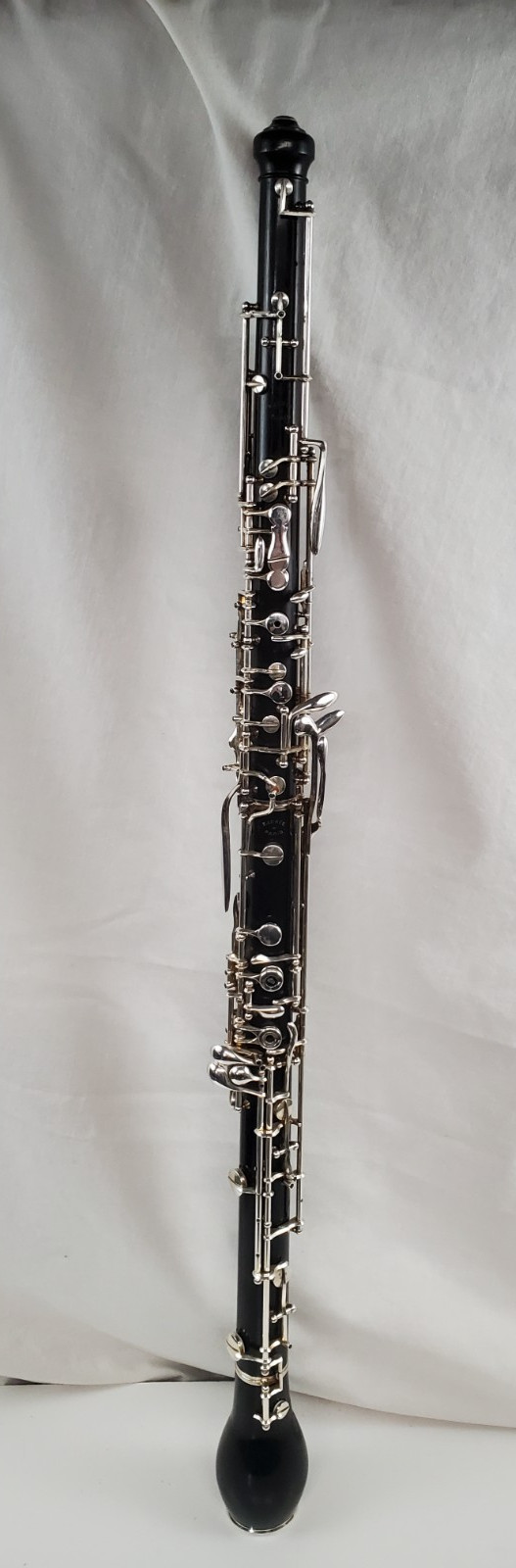 F. LOREE PARIS FULL CONSERVATORY WOOD ENGLISH HORN 3RD OCTAVE KEY LEFT HAND F