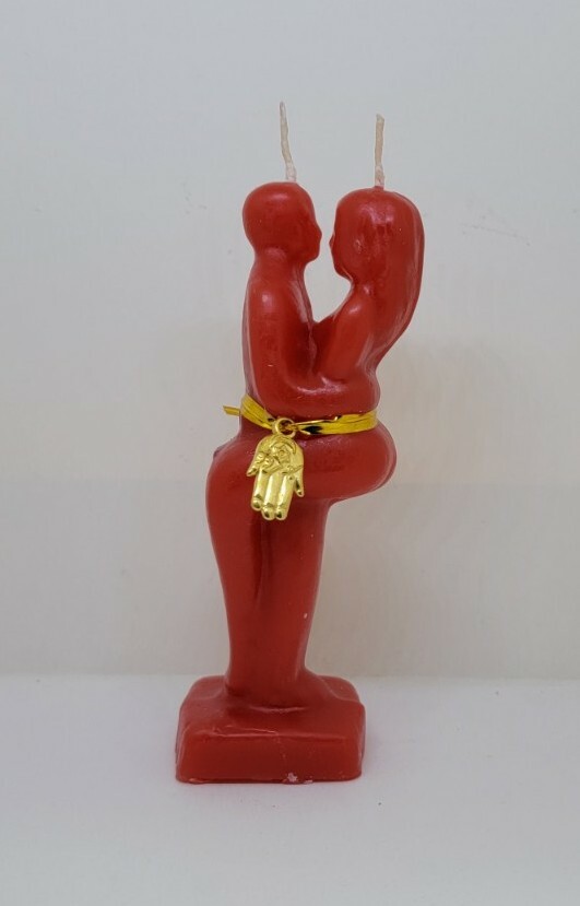VELA PARA EL AMOR 5" DESEO Y POSICION TENLO A TUS PIES INSTRUCCIONES Y AMULETO