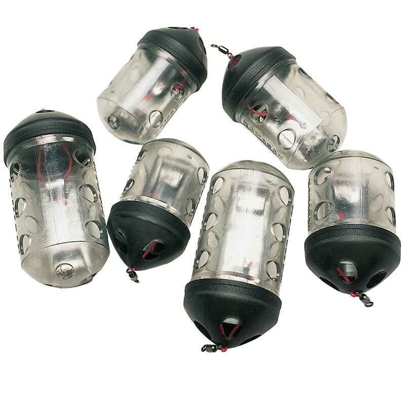 KAMASAN BLACK CAP FEEDERS, SIZES AVAILABLE MINI, SMALL, LARGE  IN 4 WEIGHTS