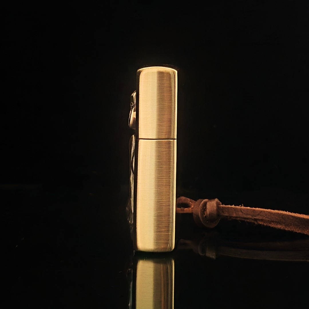 Pin Up Cowgirl Zippo Emblem with Keychain Gift For Him