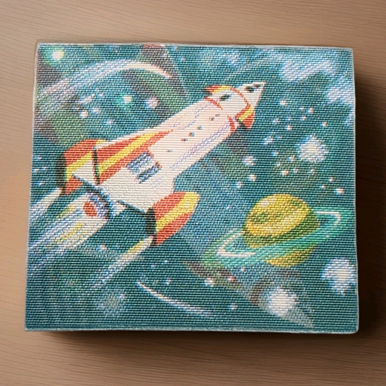 Vtg Vari-Vue Space Flicker Pins Retro Futurism 1960s Lenticular Rocket Astronaut