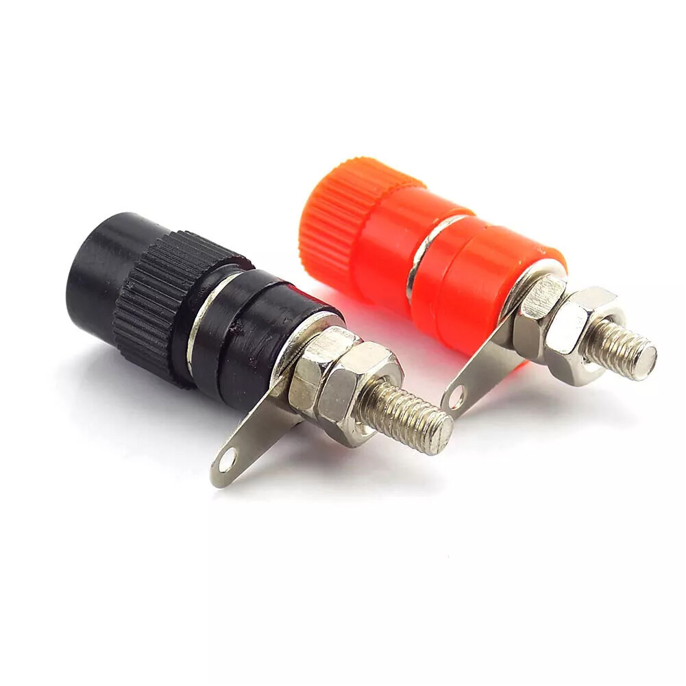 10 Pair Dual Female Banana Plug Jack Terminal Binding Post Speaker Amplifier NEW