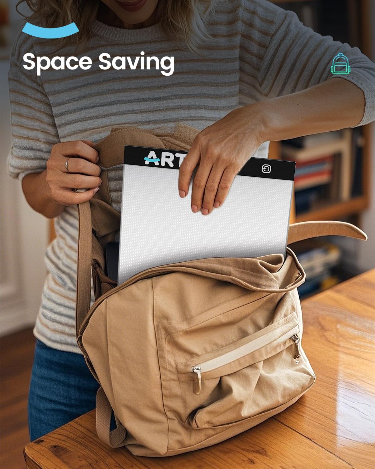 ARTDOT A4 LED Light Pad for Diamond Painting Kits for Adults, USB Powered Adj...