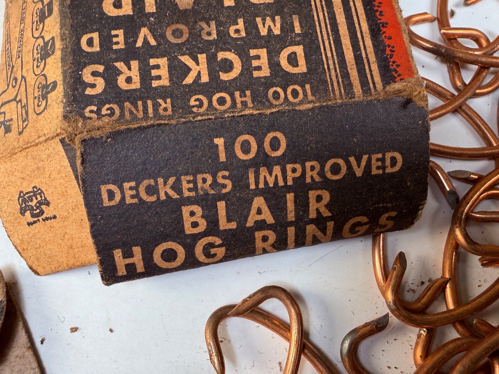 Vintage Deckers Improved Blair Hog Jewelry Ring - Partial Open Box