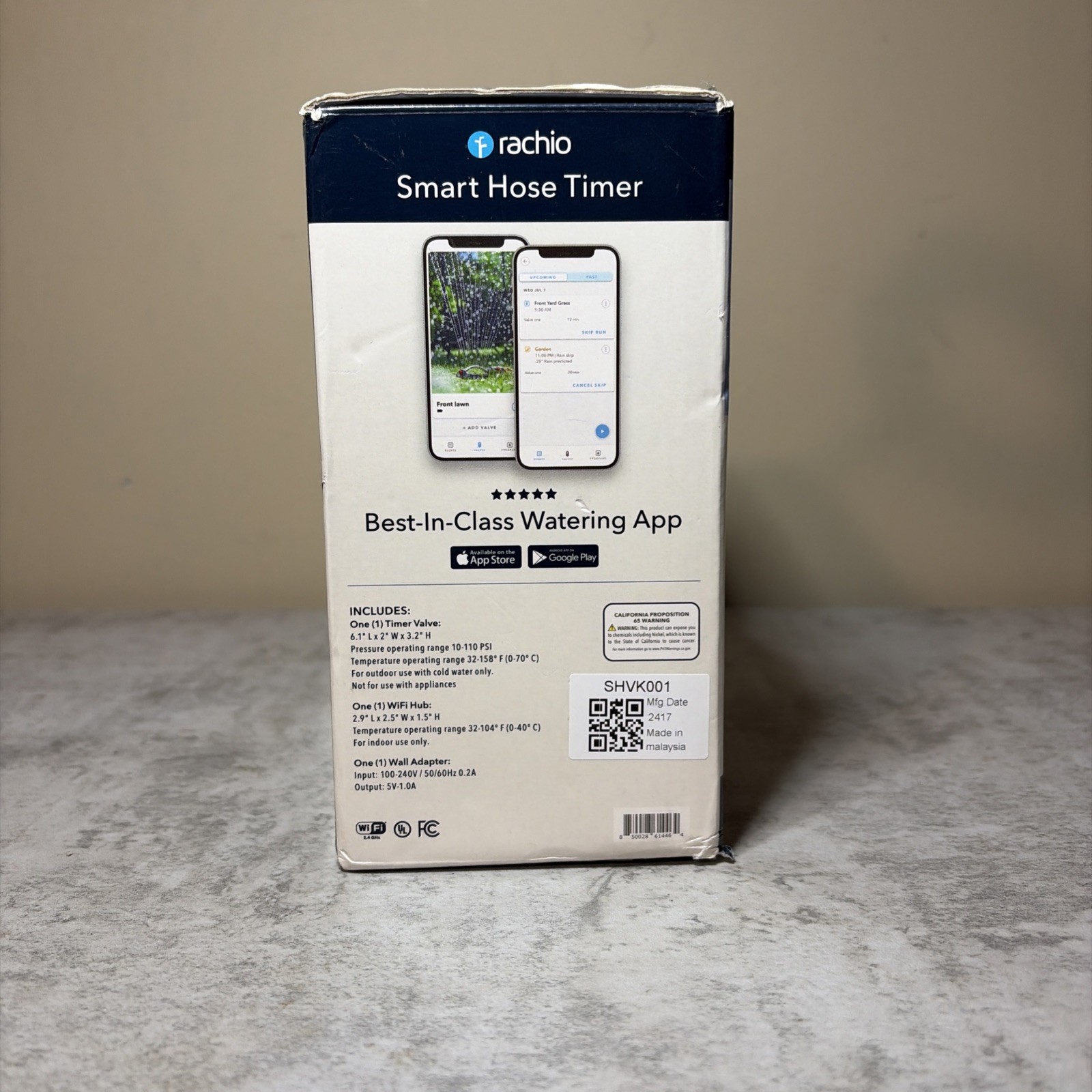 Rachio Smart Hose Timer 1 Valve Outdoor Faucet Timer Used