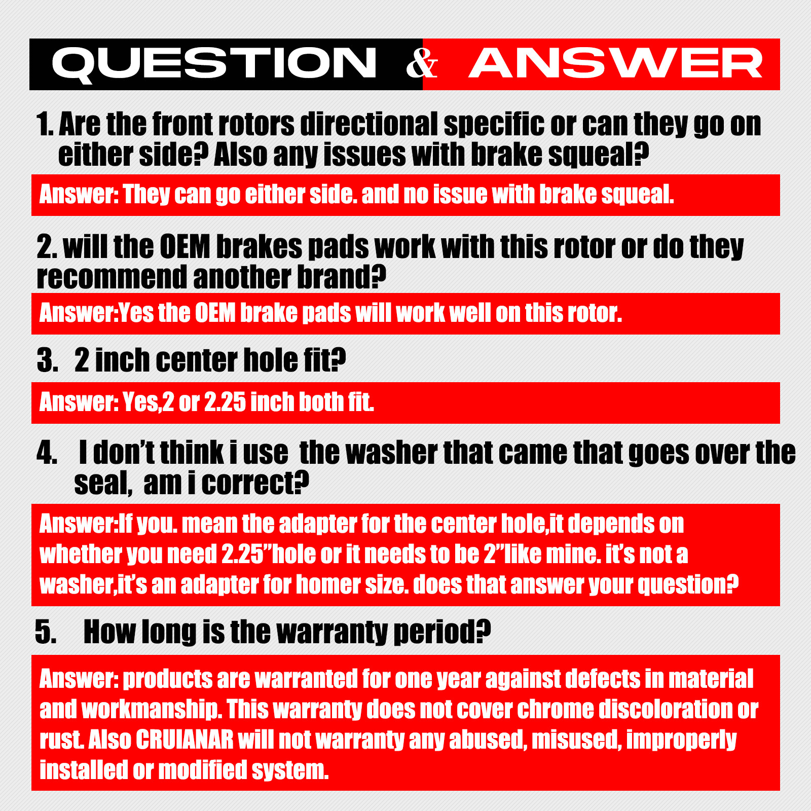 2Pcs 11.5" Front Brake Rotors Polished for Harley Touring Softails Sportsters