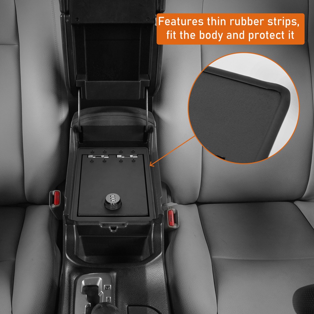 For Toyota 4Runner Center Console Safe (2003-2009) – Locking Vault Insert Black