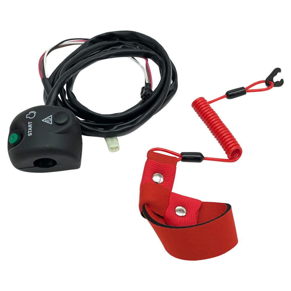 Handlebar Start Stop Switch Box w/Lanyard for Yamaha WaveRunner Superjet 700