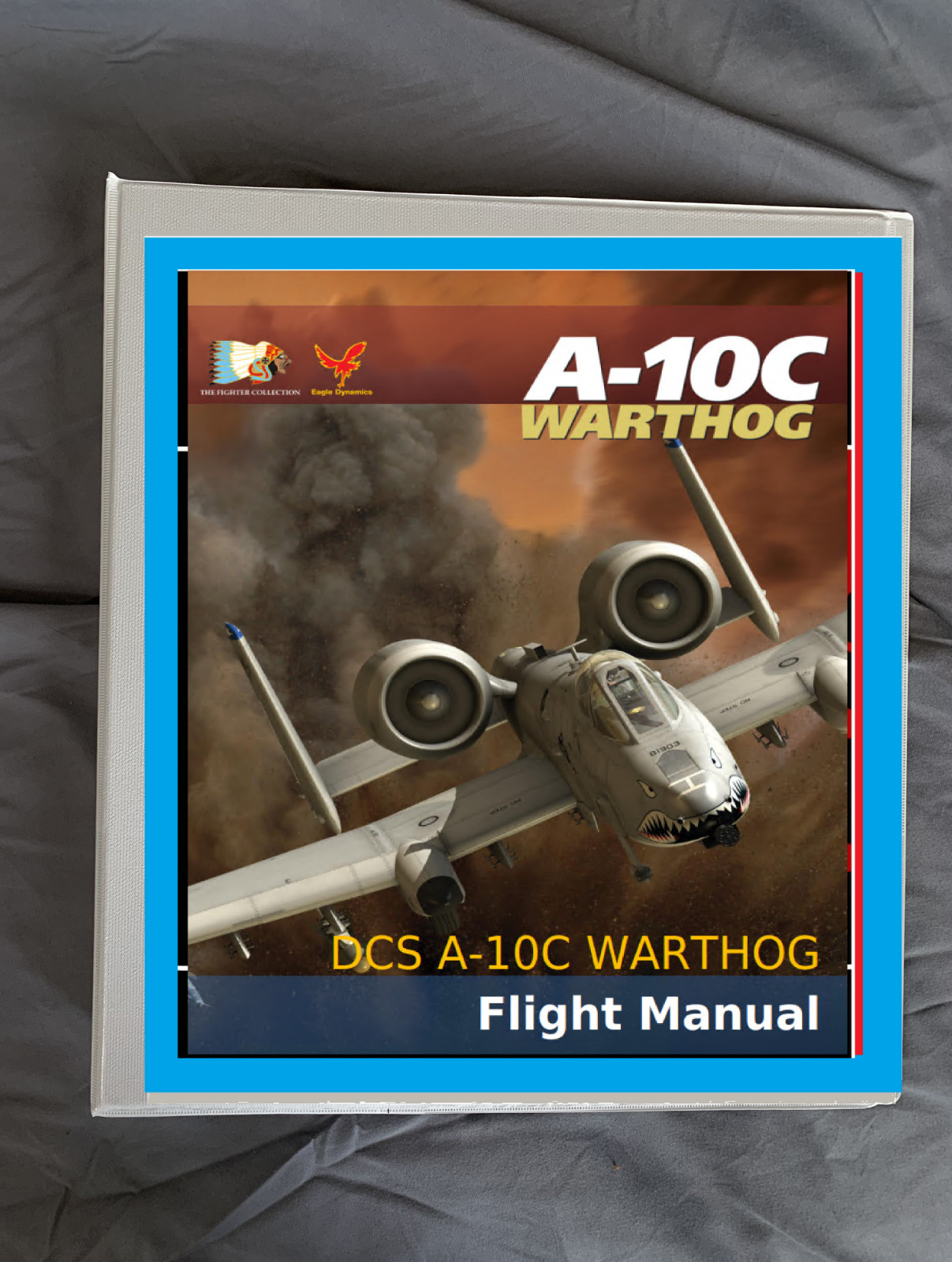 DCS a-10c a-10 crew checklist & Operating flight manual printed in binder
