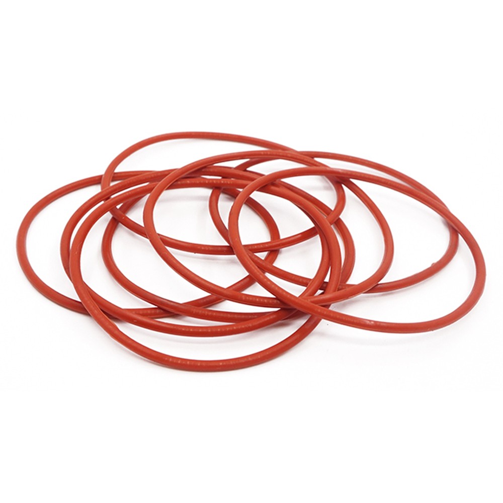Silicone Rubber O Rings Metric Food Grade 4mm Cross Section 4mm-72mm ID O Ring