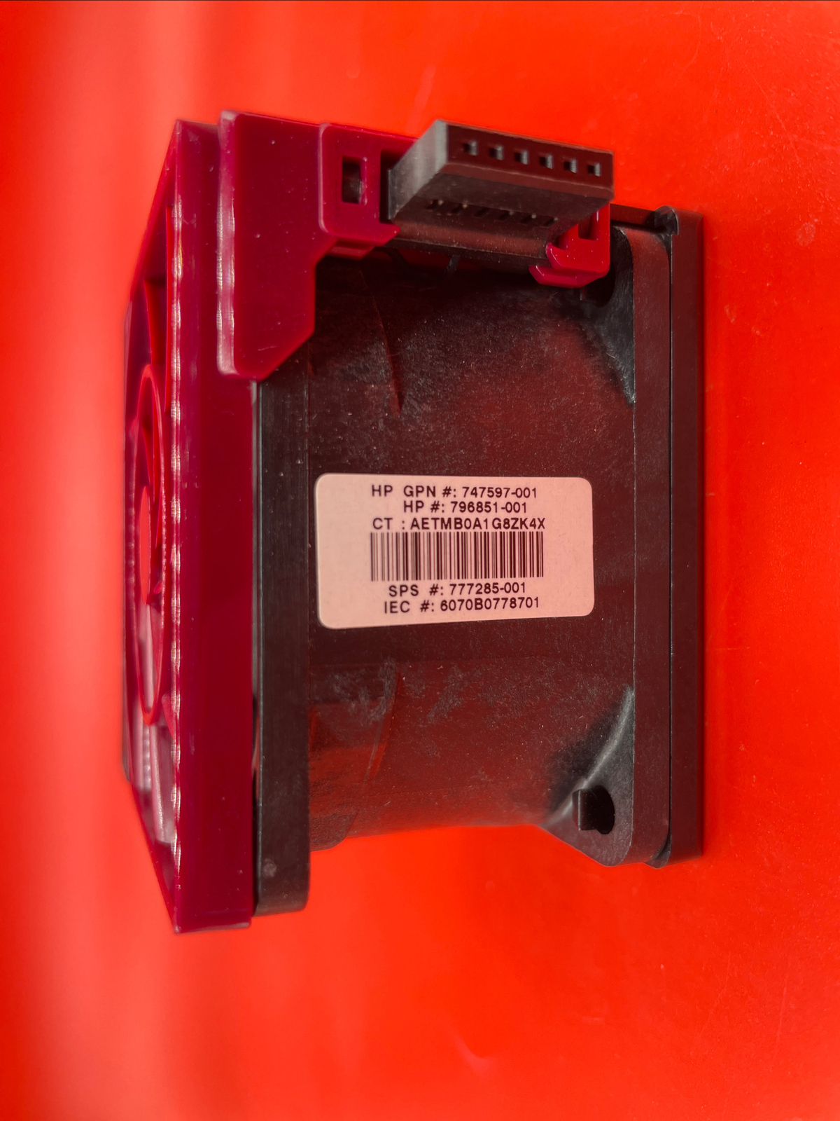 HPe V60E12BS2CB5-08T06 747597-001 796851-001 777285-001 DL380 G9 Case Fan