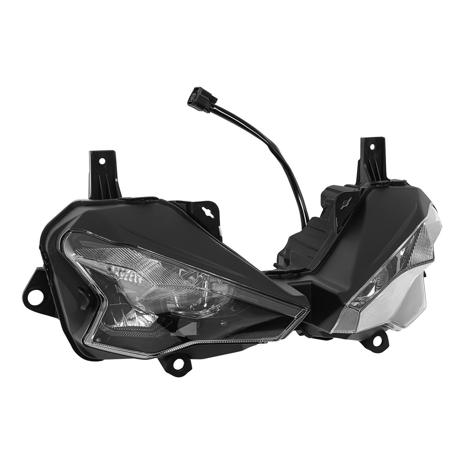 Front LED Headlight &Upper Fairing Stay Bracket Fit For Kawasaki Ninja 500 24-25