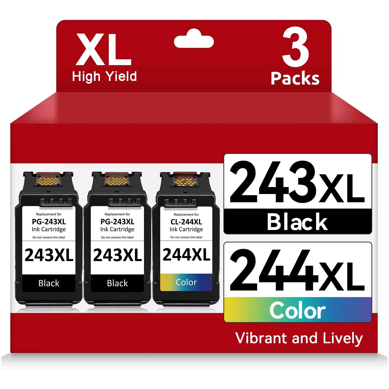 PG243 XL CL244 XL Ink Cartridge For Canon PIXMA MG2920 MG2922 MG2924 MX490 TS302