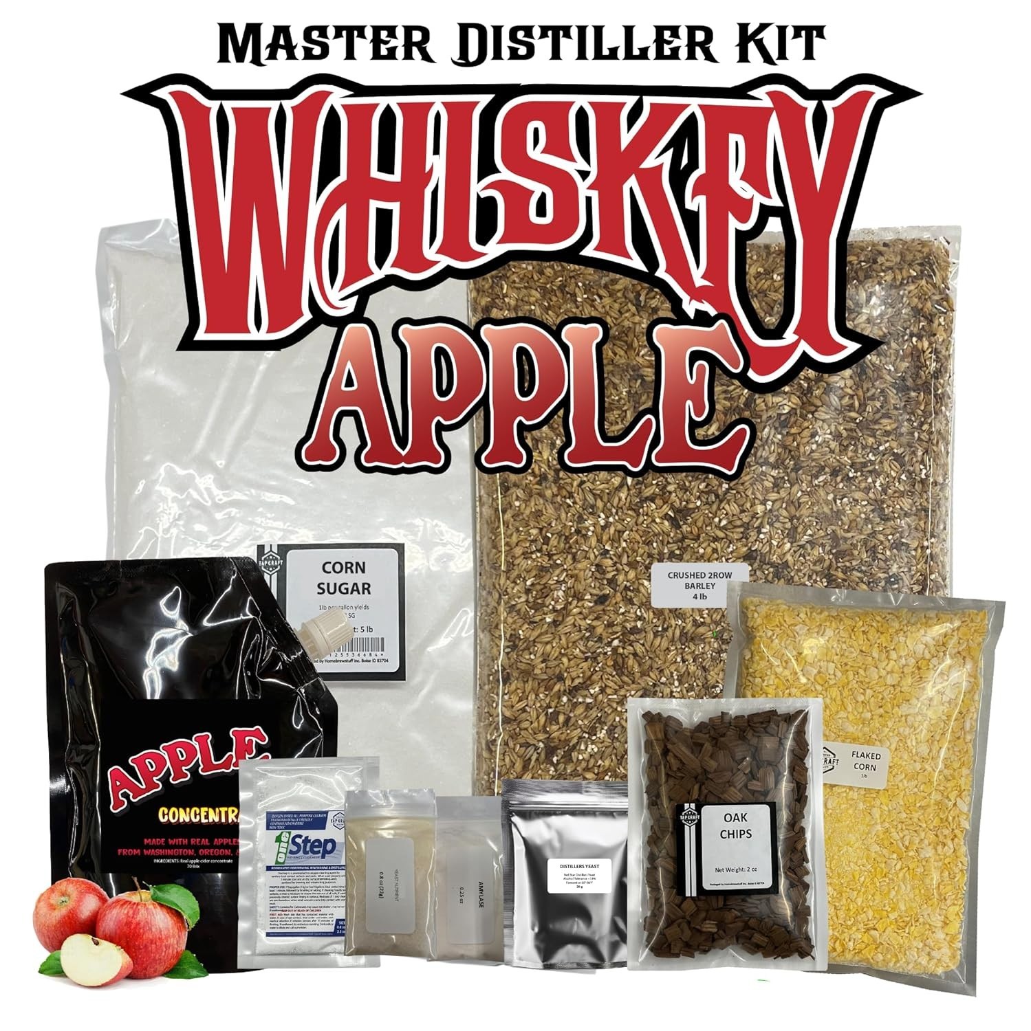 Apple Whiskey Recipe Mash Kit – Make Your Own Apple-Infused Whiskey at Home