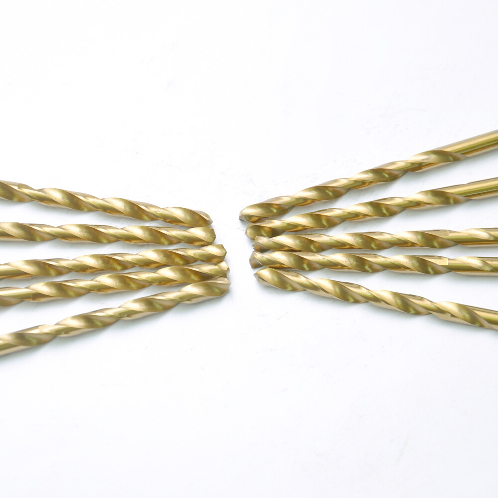 Drillforce 20PCS 5/32" Titanium Drill Bits Set HSS Jobber Metal Wood Drill Bit