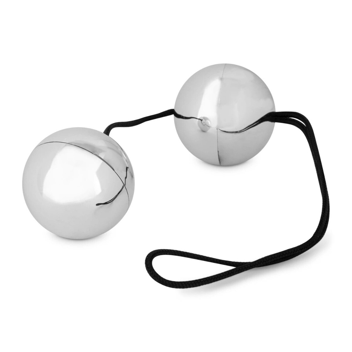 Silver Duotone Ben Wa Balls Female Women Vaginal Tightening Kegel Exerciser