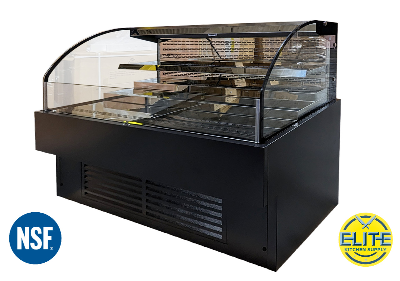 NSF 60" W Refrigerated Open Air Cooler Display Case Grab & Go Merchandiser CSA