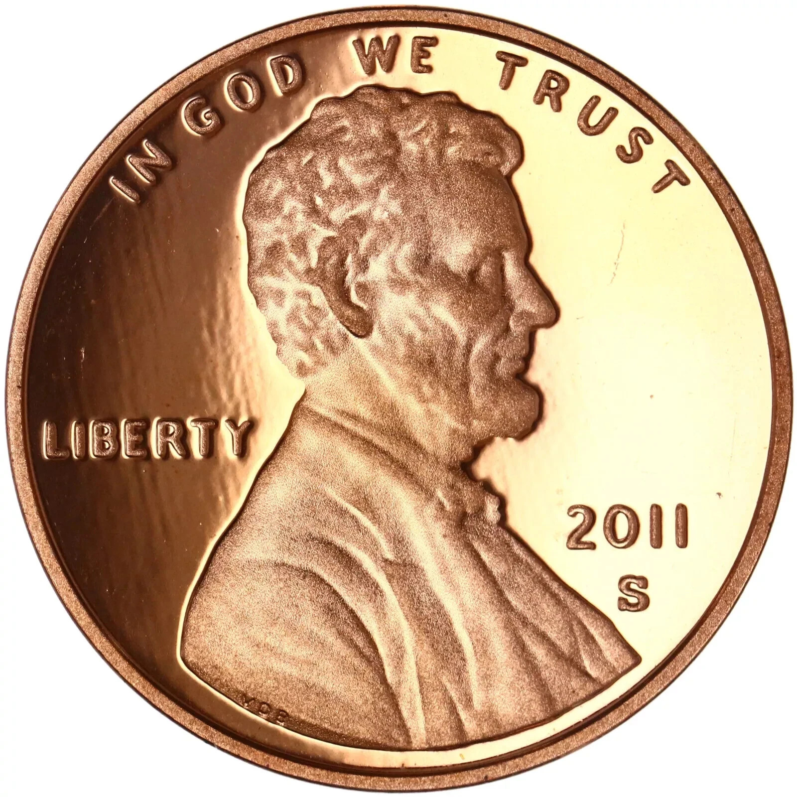 2011 S San Francisco Lincoln Shield Cent PROOF Brilliant Uncirculated (BU)