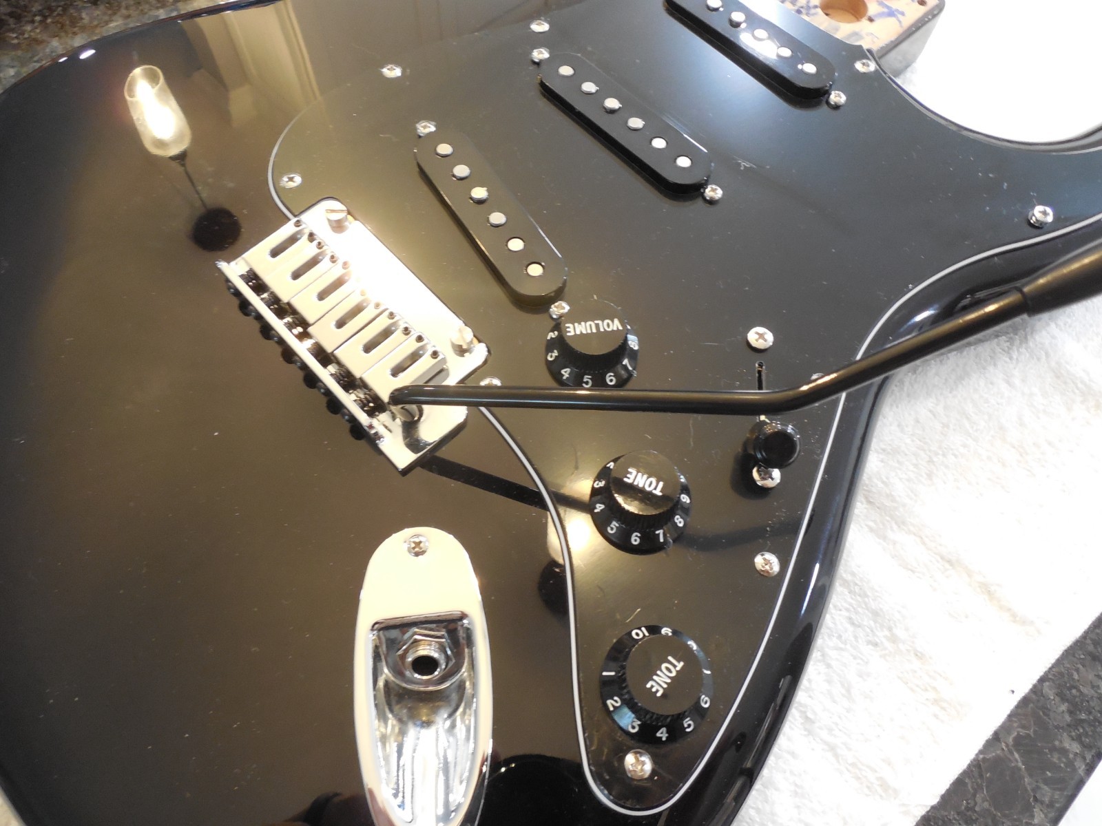 Fender Stratocaster Loaded Body Mint Upgraded