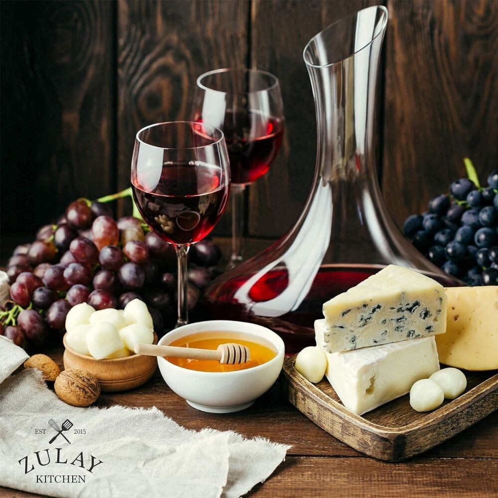 Zulay Crystal Red Wine Decanter