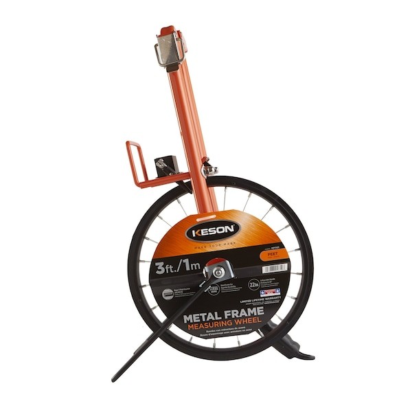 Keson Mp301m Metric Measuring Wheel,1M,Spoked,99,999M