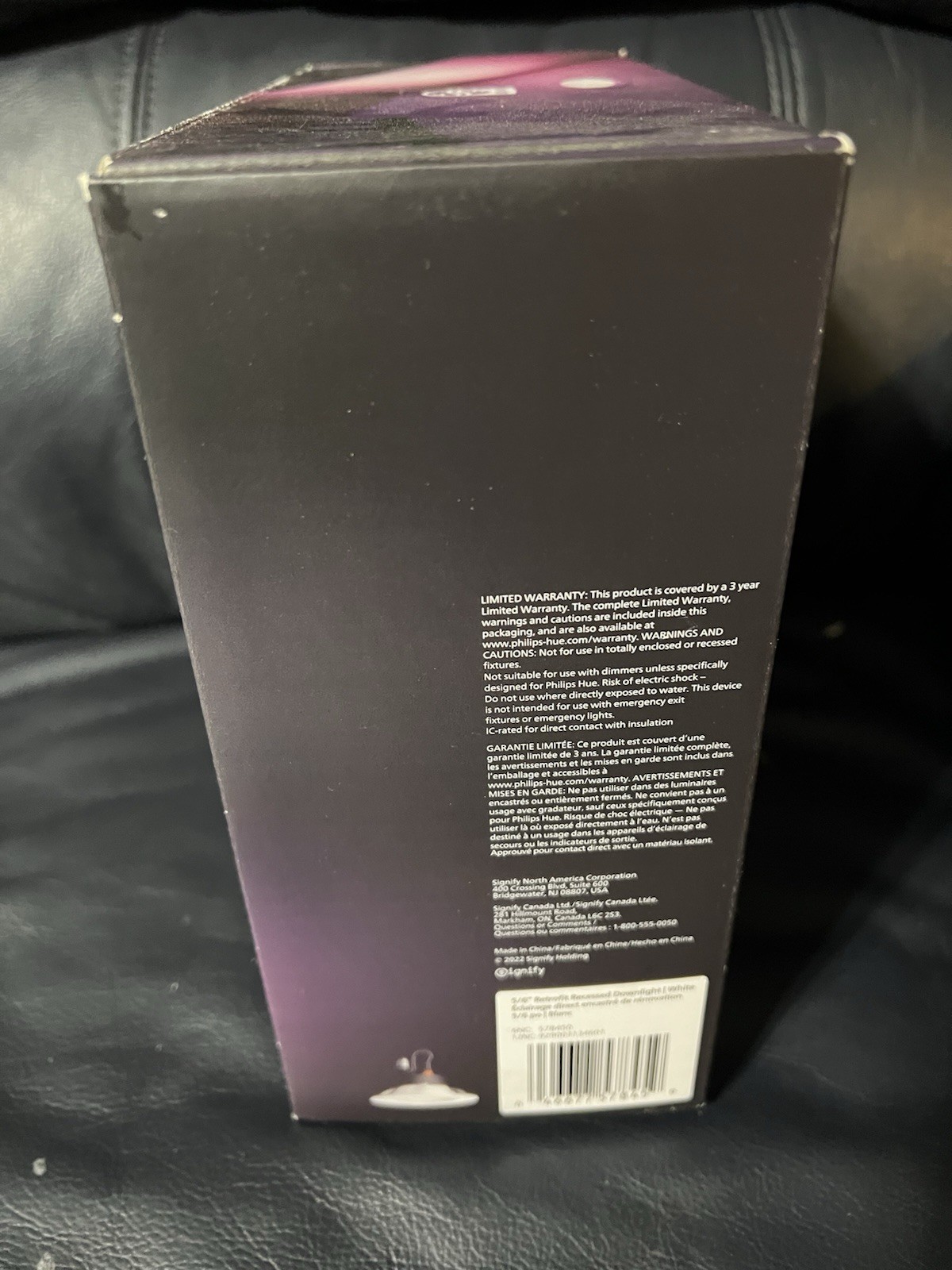 Philips Hue Smart LED 5/6 Inch Retrofit Recessed Downlight White Color Ambience