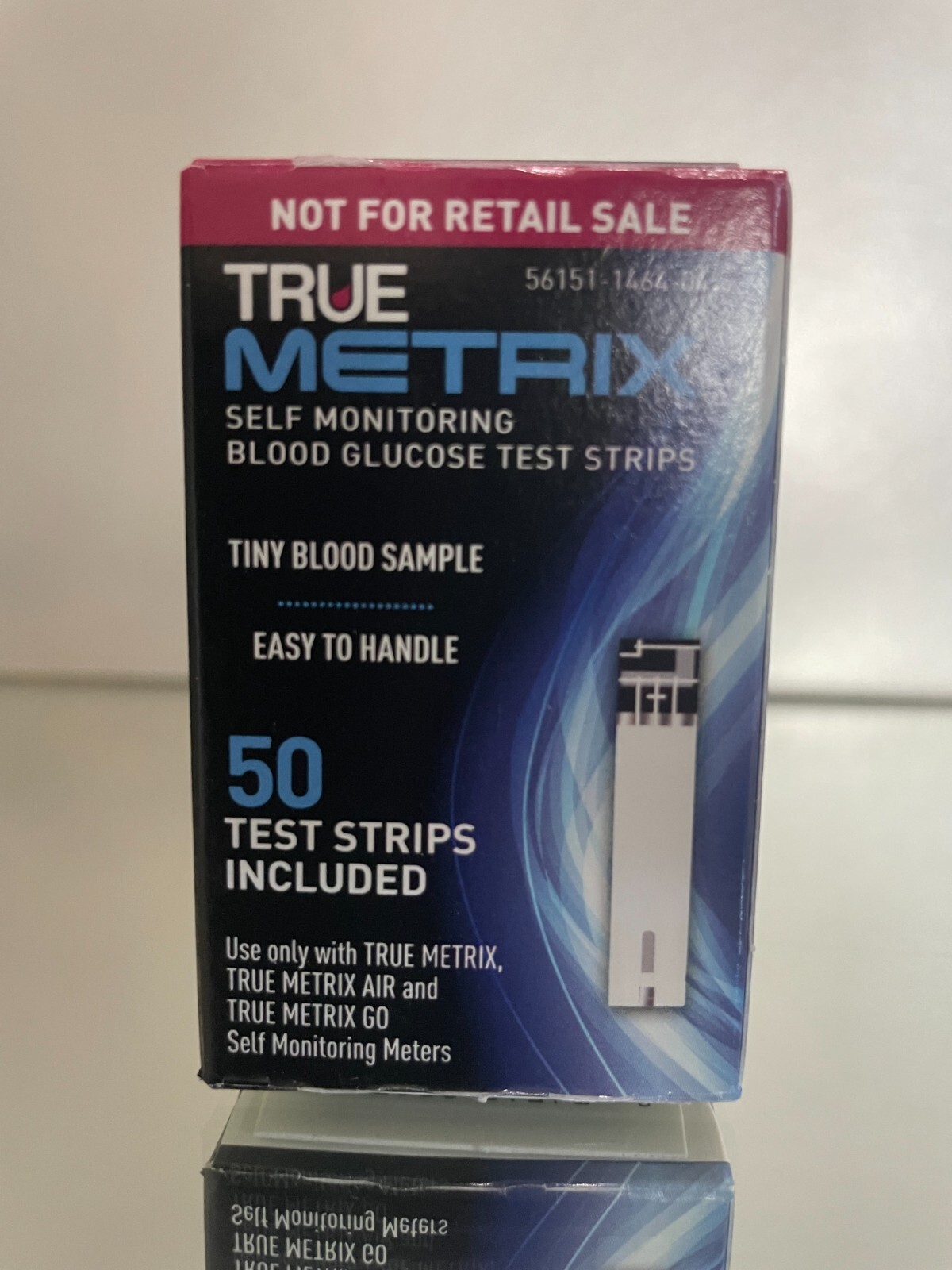 True Metrix Blood Glucose Test Strips 50 CT (1 BOX) EXP 01/2026. FREE SHIP