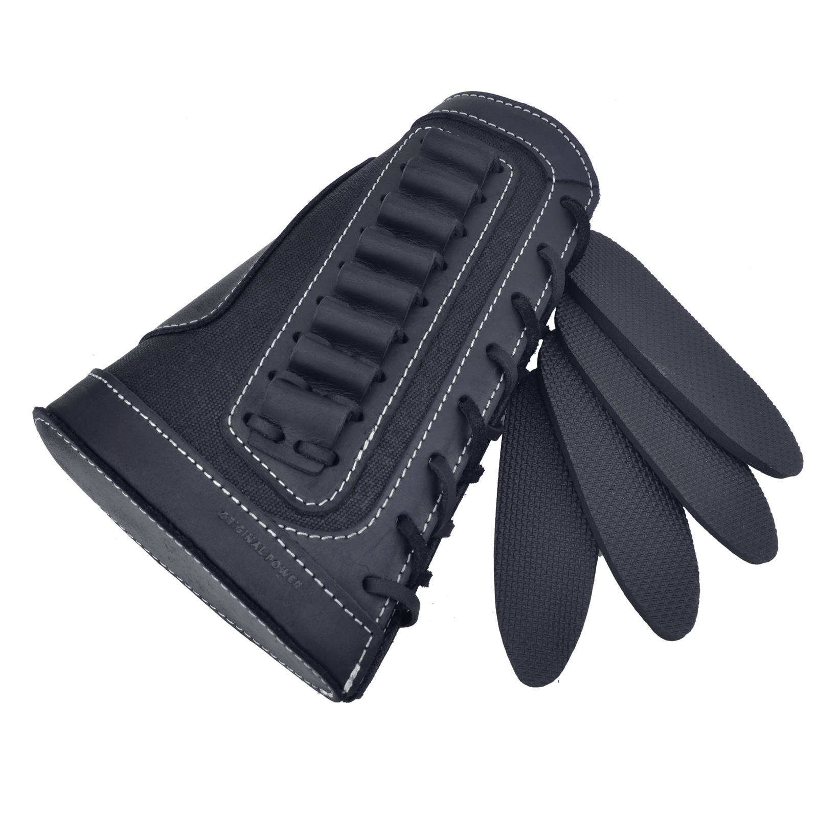 Leather Shotgun Rifle Buttstock Canvas Ammo Covers .22LR .308 .30/30 12GA .357