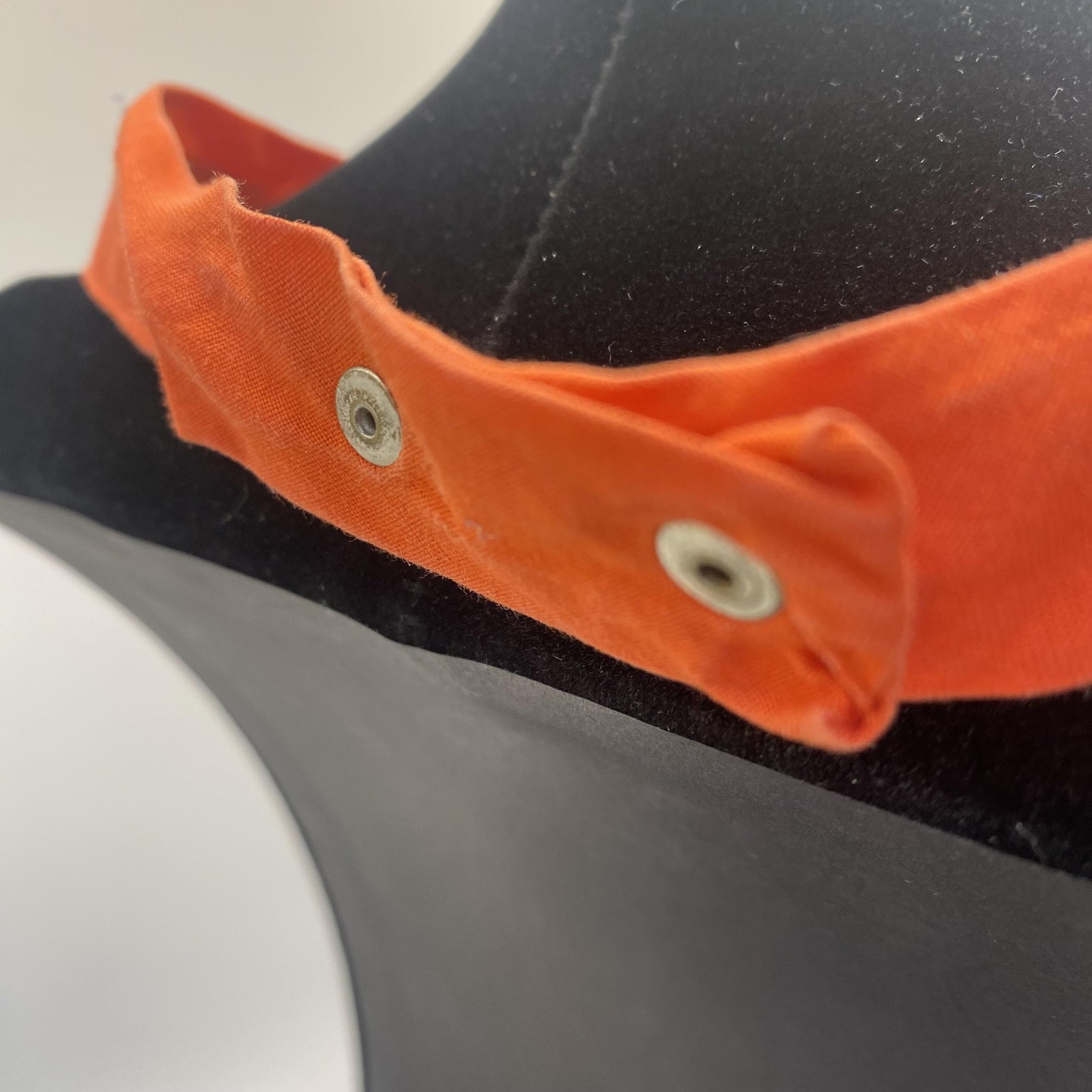 Vintage Girl Scouts Tie One Size Orange Pretied Uniform Brownie Necktie