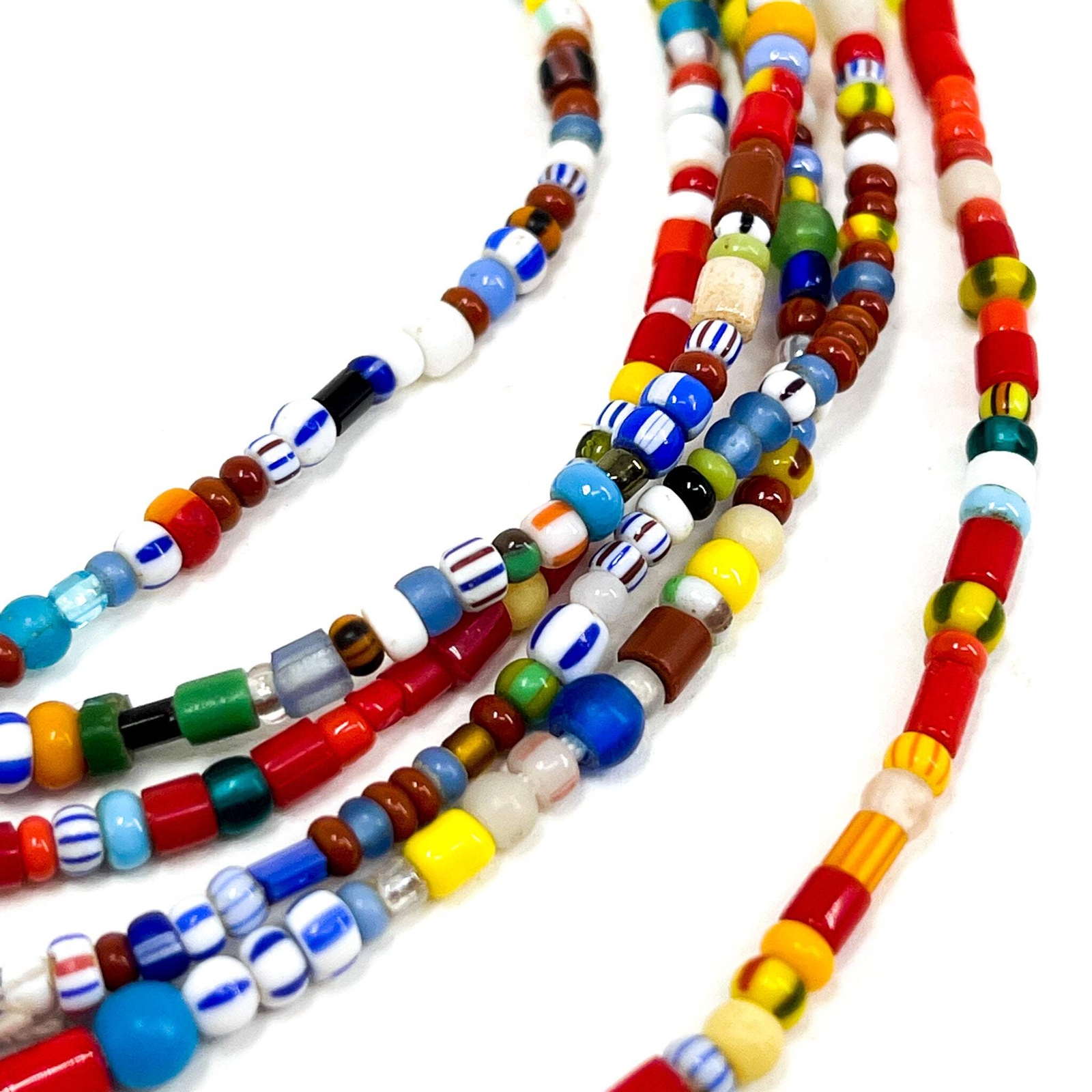 3 Strands Waist Beads Trade Beads Africa 34 Inch