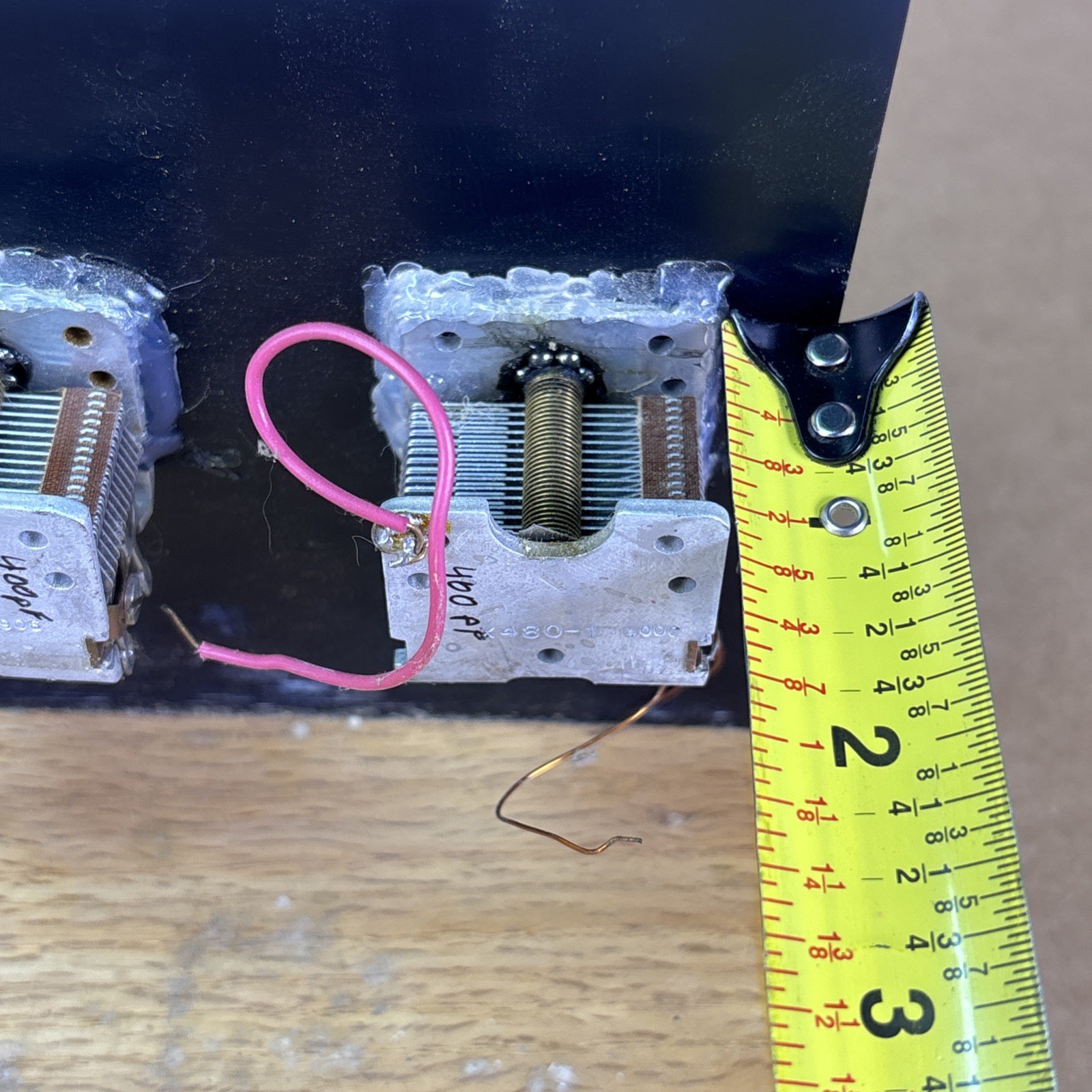 VTG High End Handbuilt Tuner/Crystal Radio Circuit 400pF Vcaps Ham Radio DIY