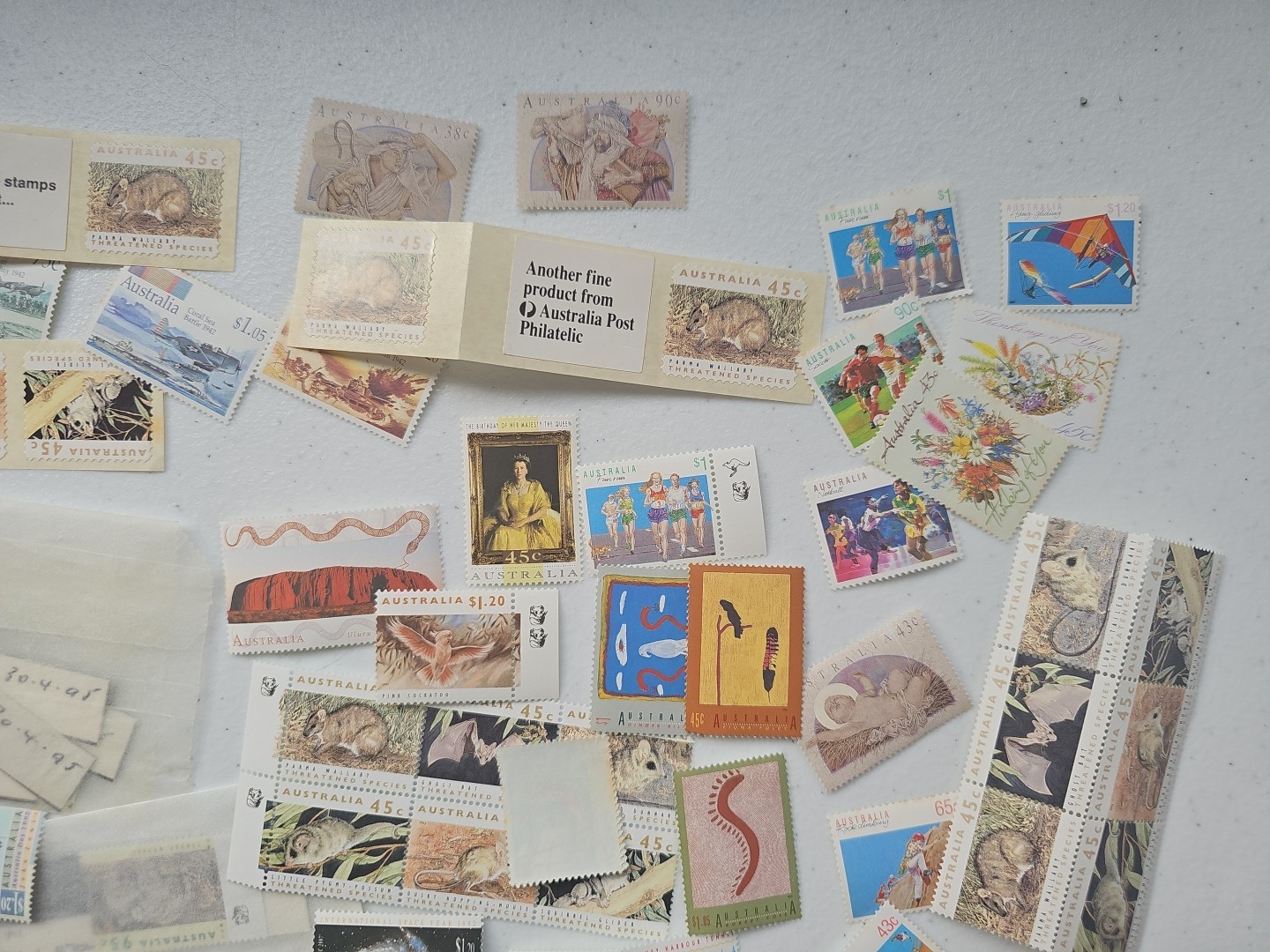 Collection Of Australia Mint Stamps MNH Values For 30c To $2