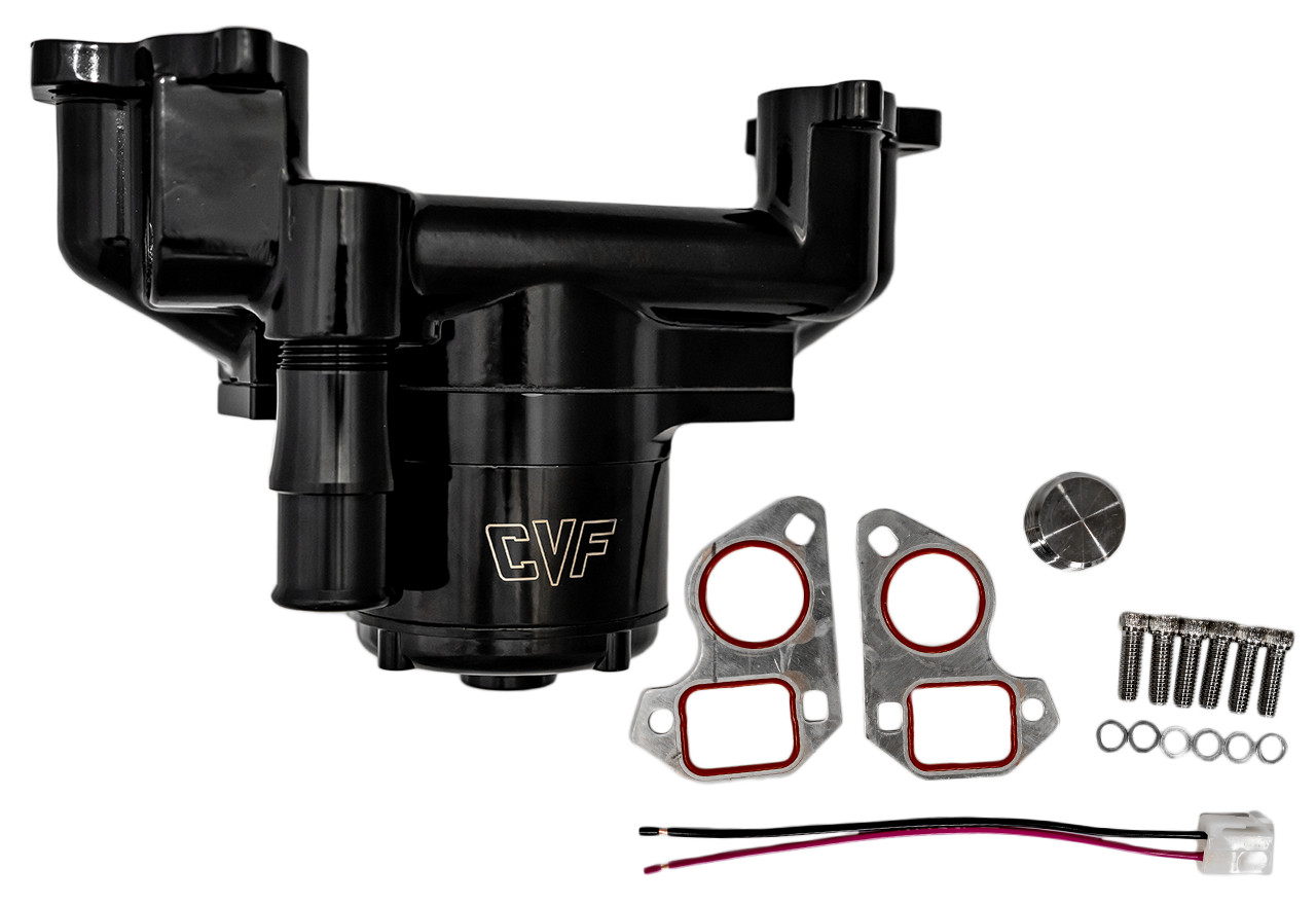 LS1 LS2 LS3 LS6 6.0 Electric Water Pump 35+ GPM Aluminum Black EWP Chevy LSX