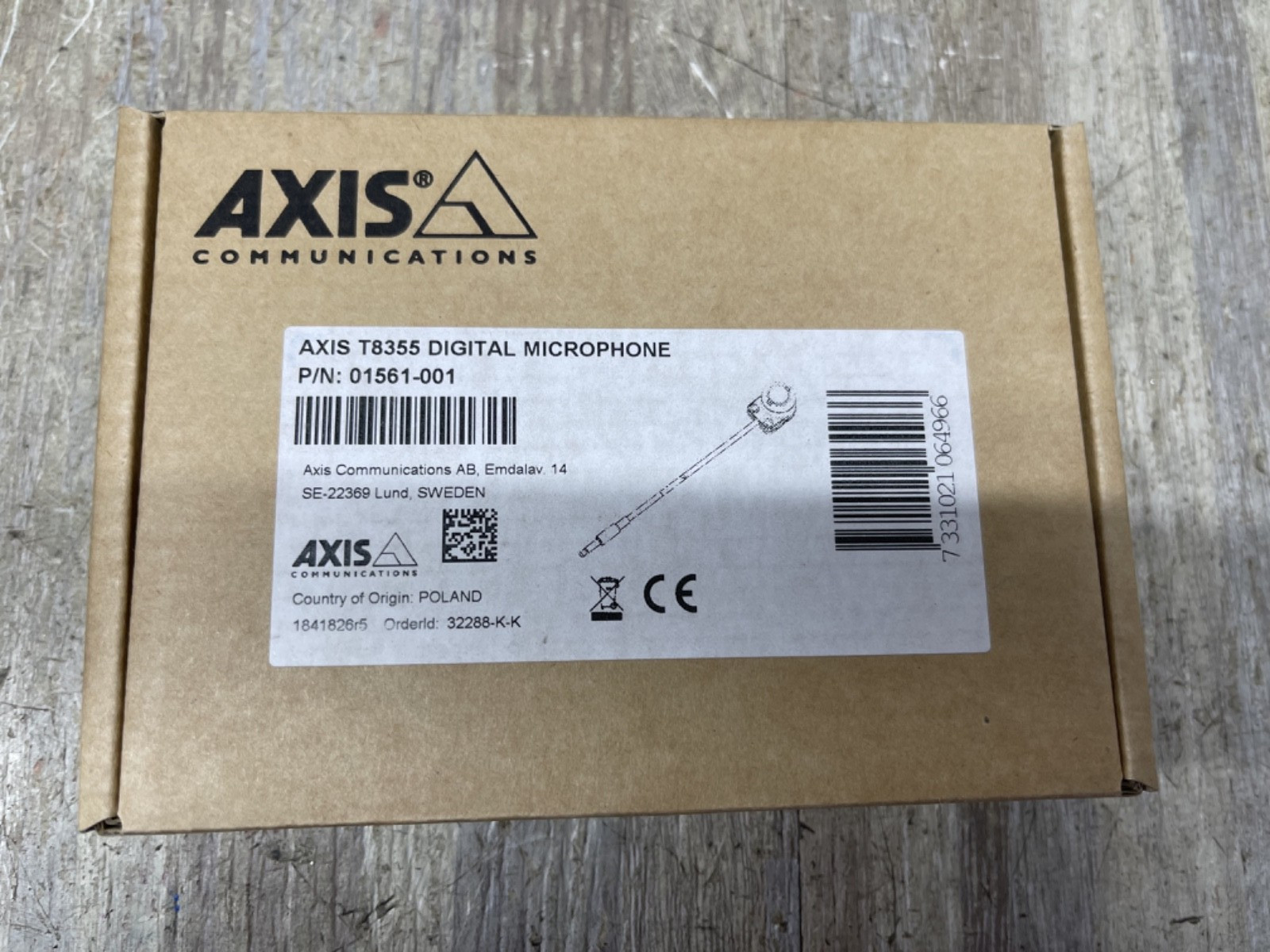 NEW AXIS 01561-001 T8355 Wired Digital Microphone - FREE SHIPPING - ZX