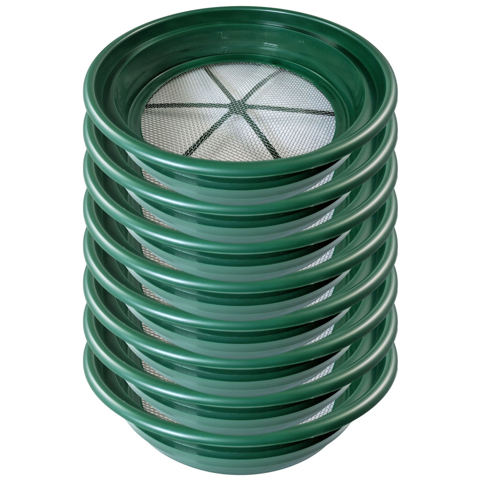 8pc ASR Outdoor Complete Gold Rush Sifting Classifier Sieve Set for Prospecting
