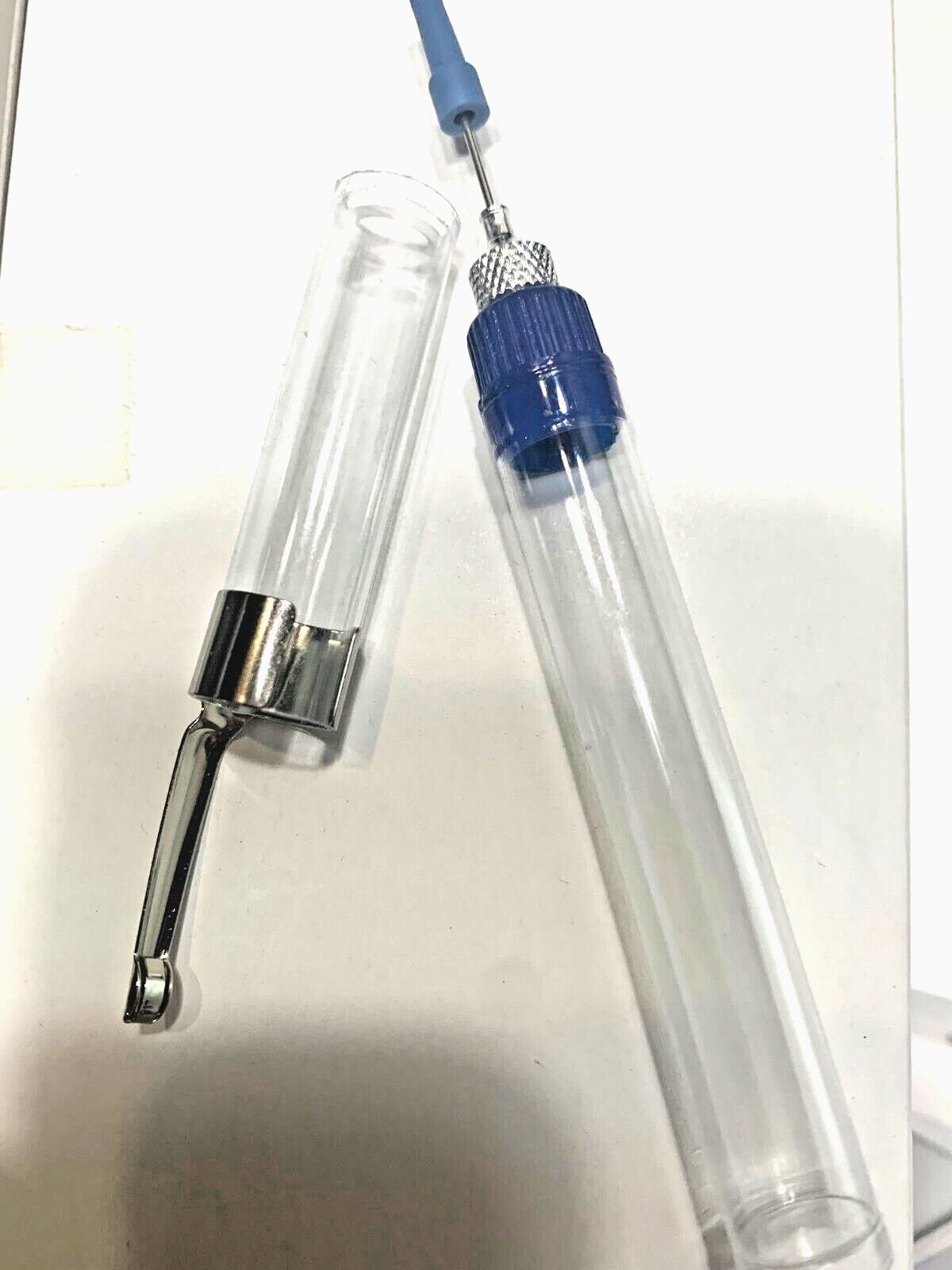 2pc- Refillable Precision Needle PinPoint Oiler(Empty)w/Pocket Clip USA