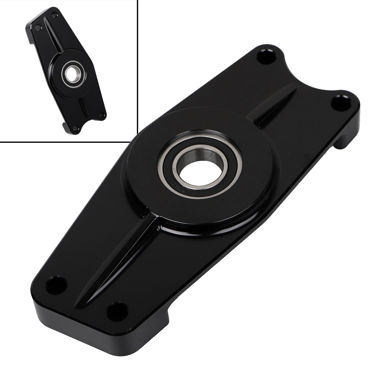 Black Aluminum Transmission Mainshaft Support For Harley Big Twin 4 speed 65-up