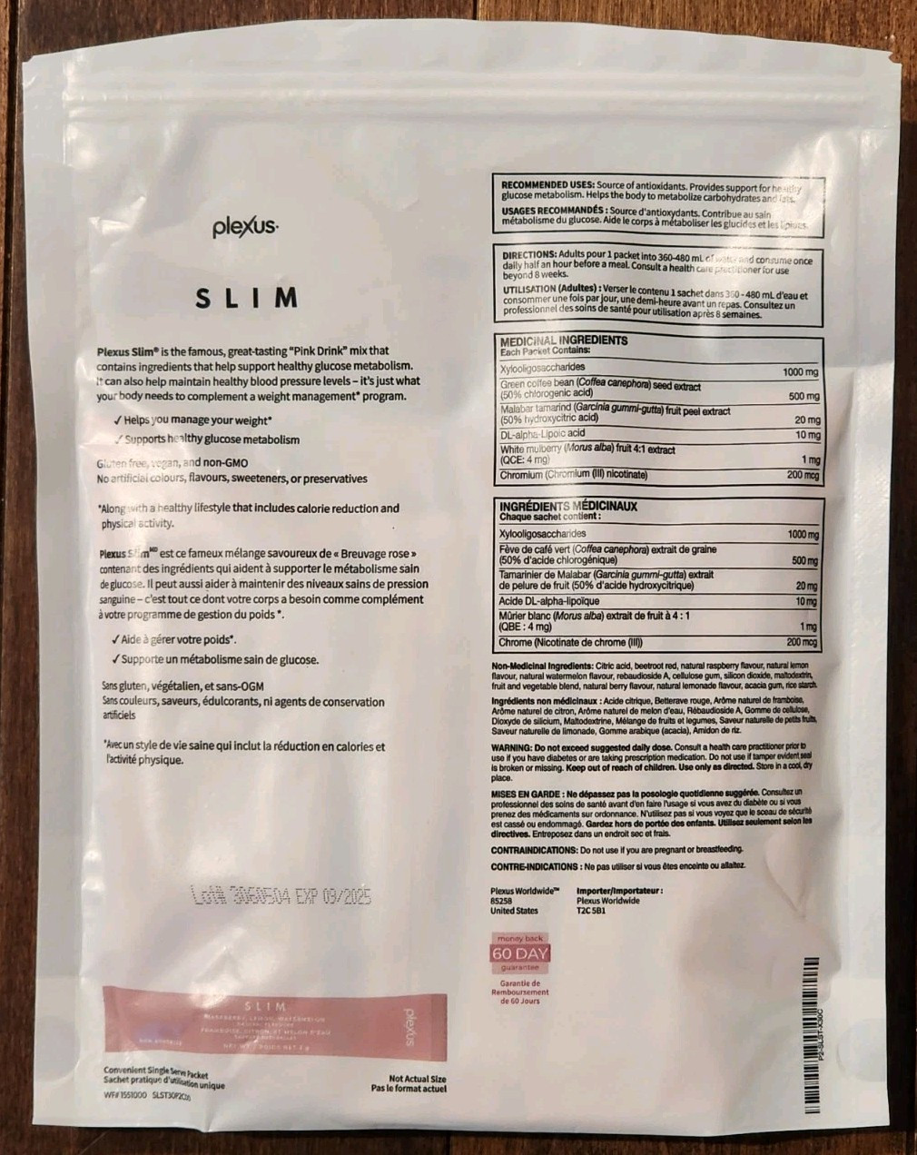Plexus Slim Microbiome Activating Open Bag Full Bag 30 Packets Sealed 06/2026