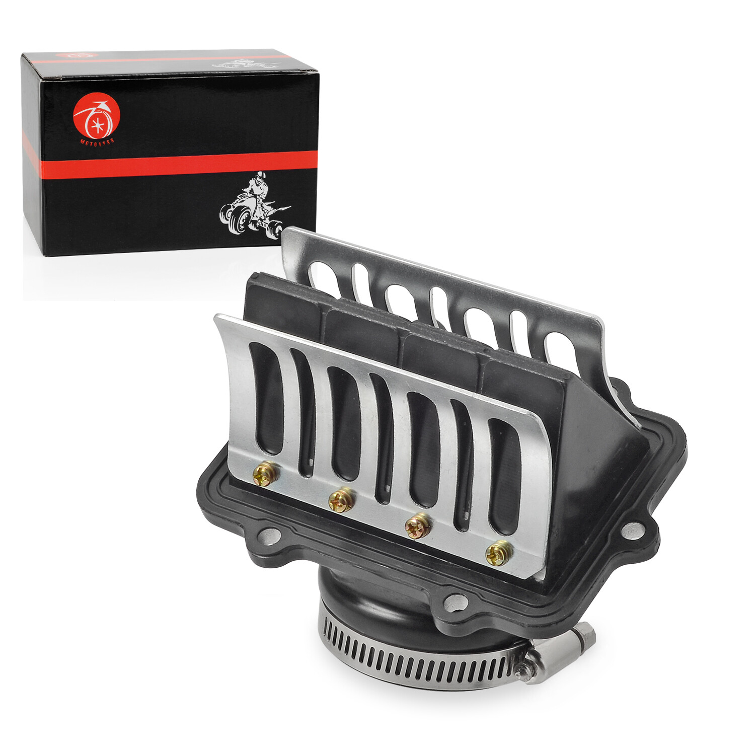 2SETS Carb Flange Intake Socket Reed Valve For Ski-Doo Legend Summit MXZ 700 800