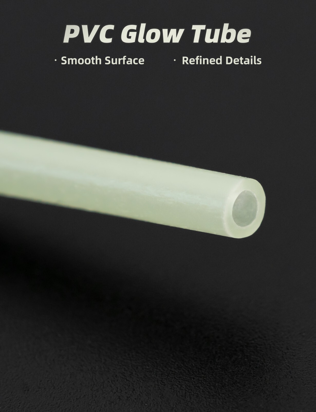 BLUEWING PVC Glow Tube 15ft Deep Sea Fishing Soft Tube US Seller