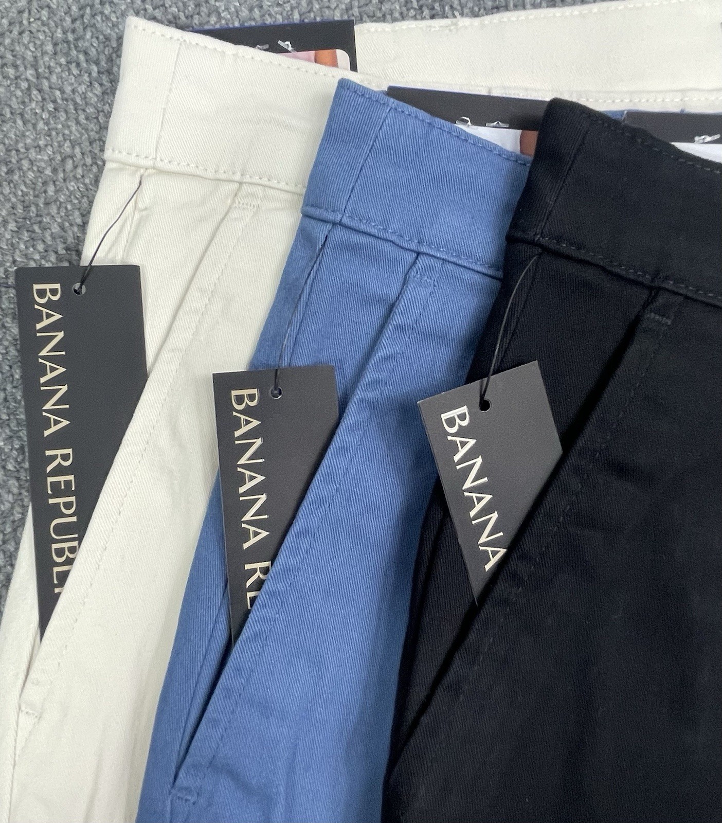 Banana Republic Women's Lot of 3 Pleated Shorts Black, Blue & Tan Pick Size NWT