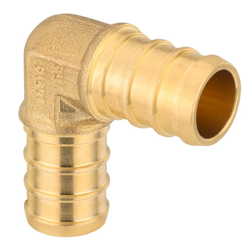 1/2" Pex-B Pipe 2x50ft Rolls (Red+Blue) Clamp Fittings Crimper Plumbing Kit