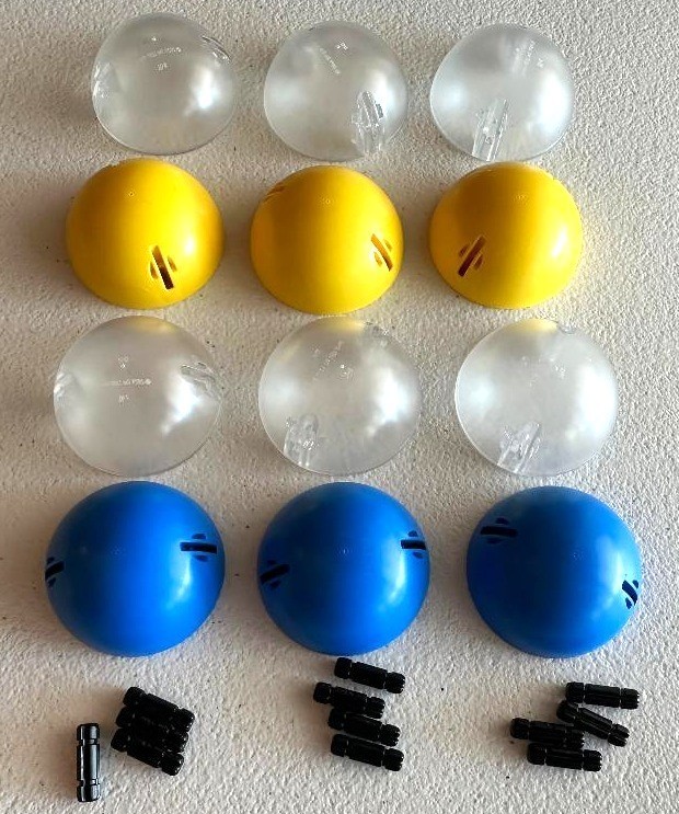 LEGO Ideas Vending Machine Balls 21358 Yellow Blue Trans-Clear Brand New