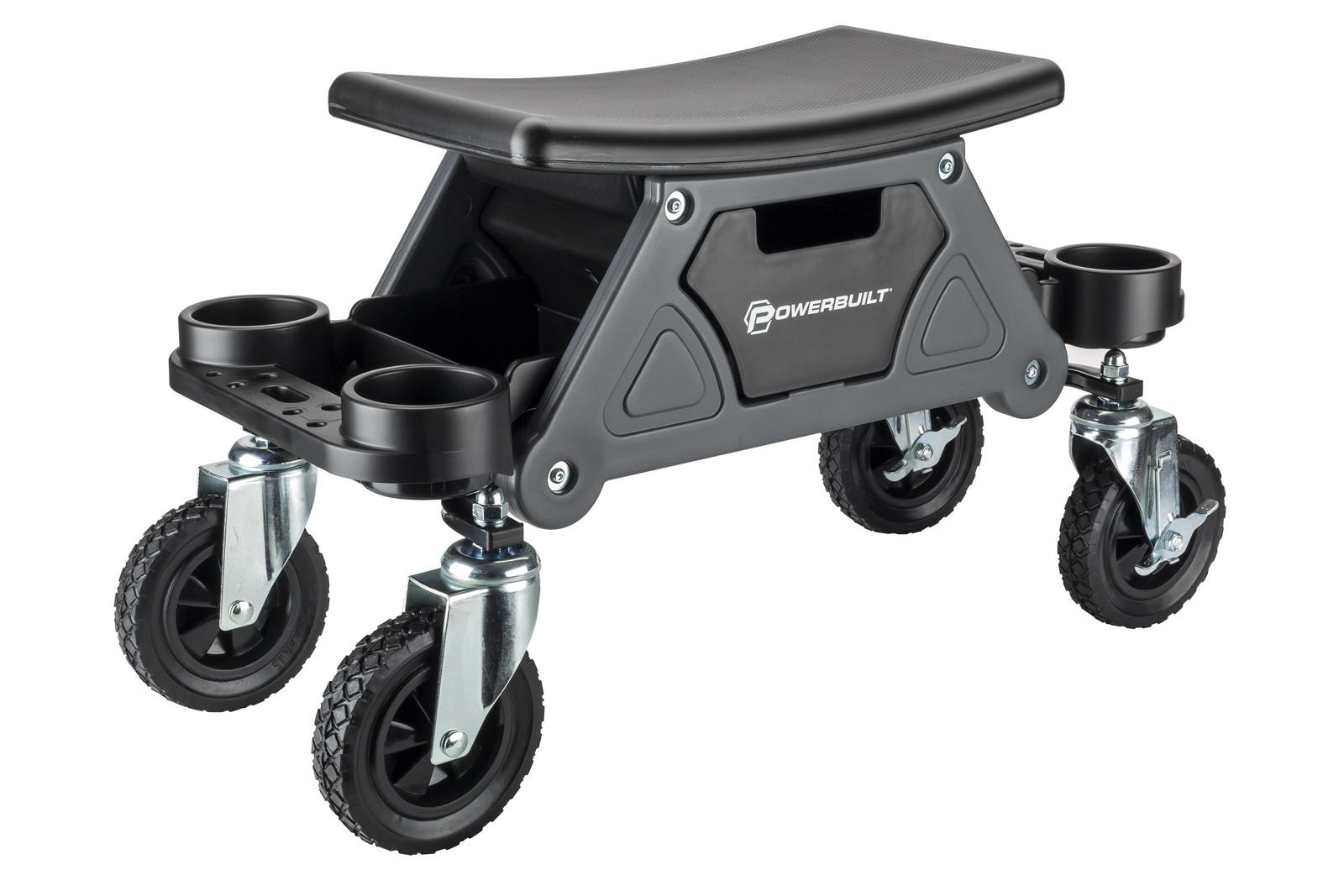 Powerbuilt Big Wheel Heavy Duty Mechanic's Rolling Seat - 642965ECE