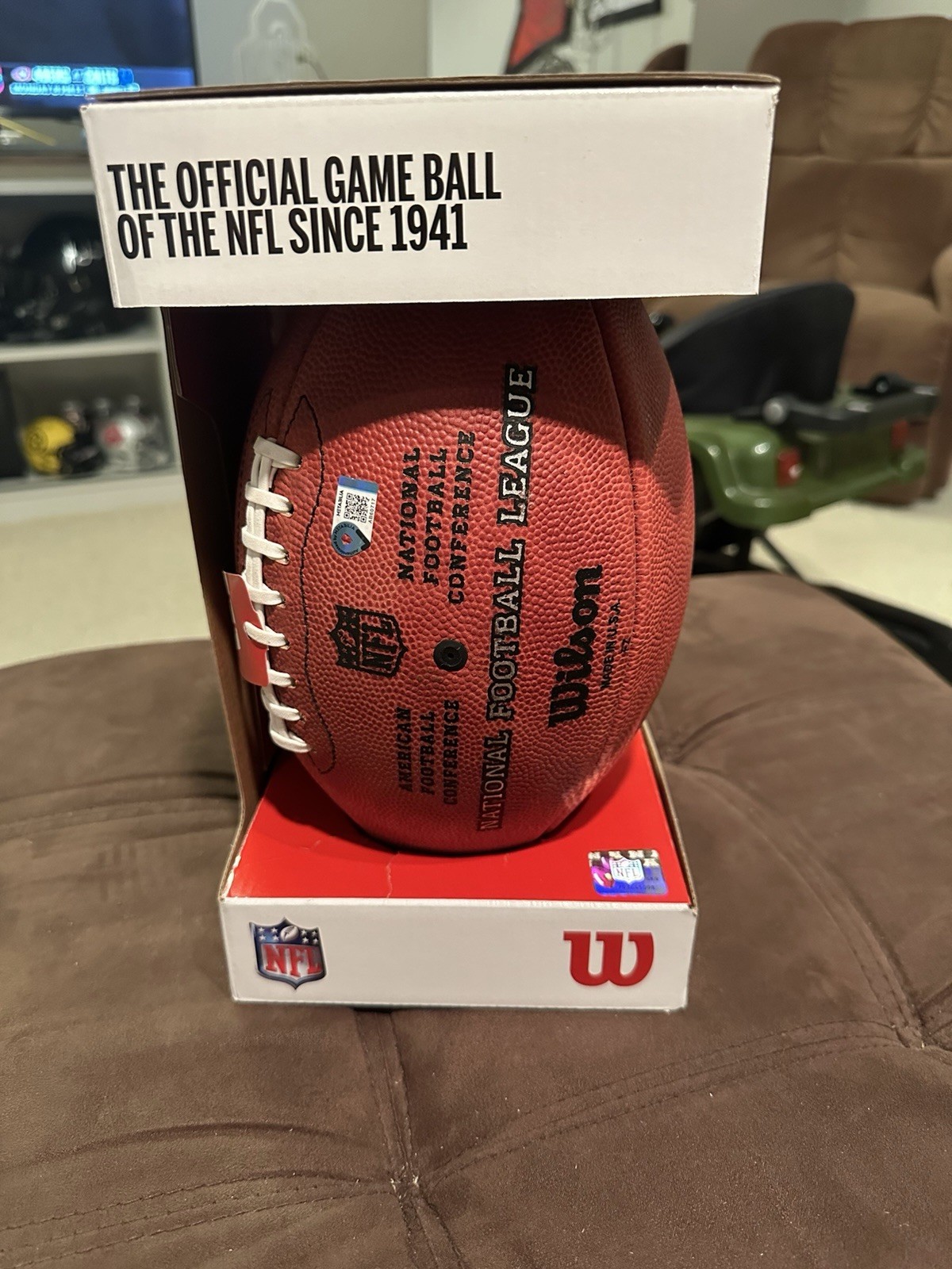 Quinnen Williams Signed “Duke” Football Metabilia COA Gold Ink